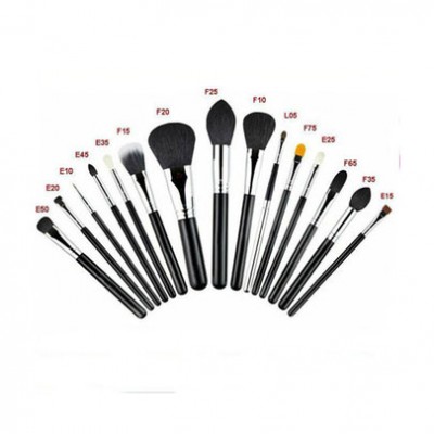 24 pcs Professional private label bag Goat Animal Natural hair Makeup Brush Set