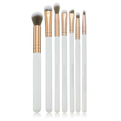 Somke eyeshadow cosmetic brush Stunning rose gold ferrule marbleous eye makeup brush set