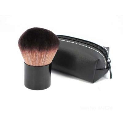 Powder Puff Retractable Kabuki Professional Bamboo Make Up Packaging Pouch Makeup Brush